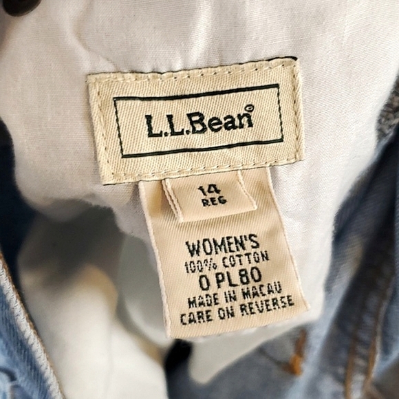 Vintage L.L. Bean‎ Denim Capri - Picture 9 of 9